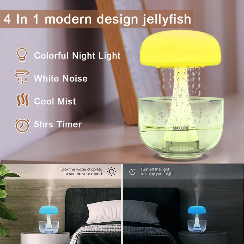 Jellyfish Raindrop Humidifier Diffuser